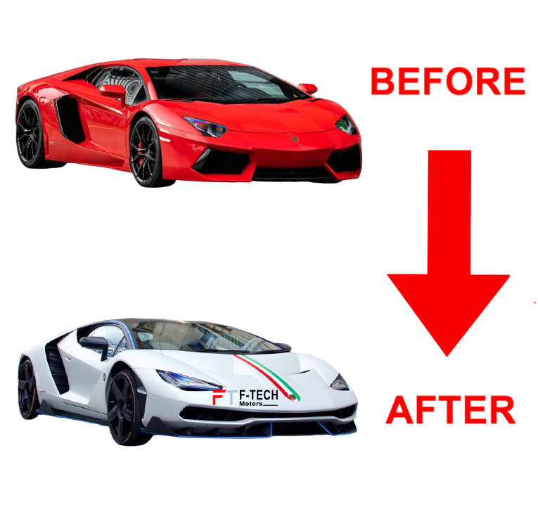 Dry Carbon Conversion Body Kit From Lamborghini Aventador Into Lamborghini Centenario