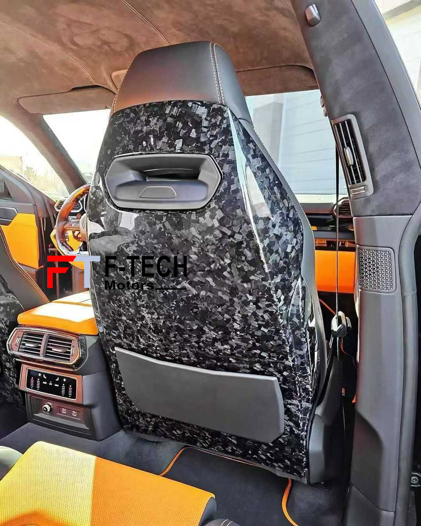 Forged Carbon Front Seat Covers For Lamborghini Urus 2018+