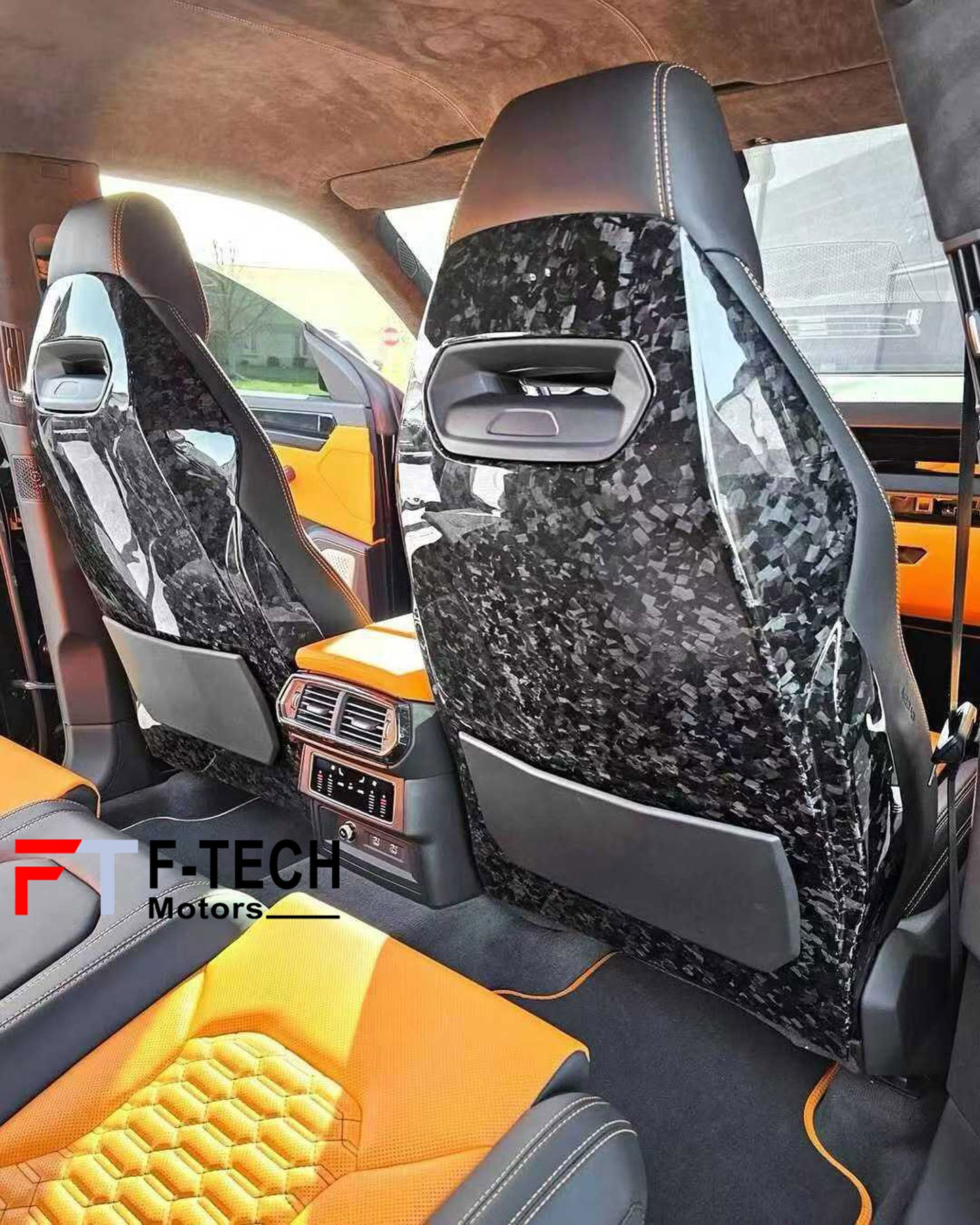 Forged Carbon Front Seat Covers For Lamborghini Urus 2018+