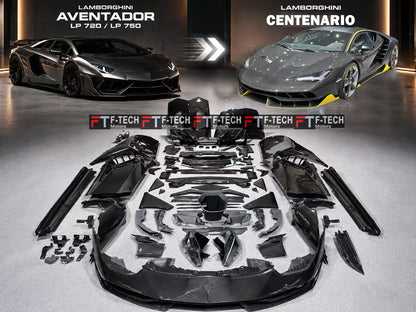 Lamborghini Aventador LP700 LP720 LP750 Upgrade Centenario Dry Carbon Body Kit