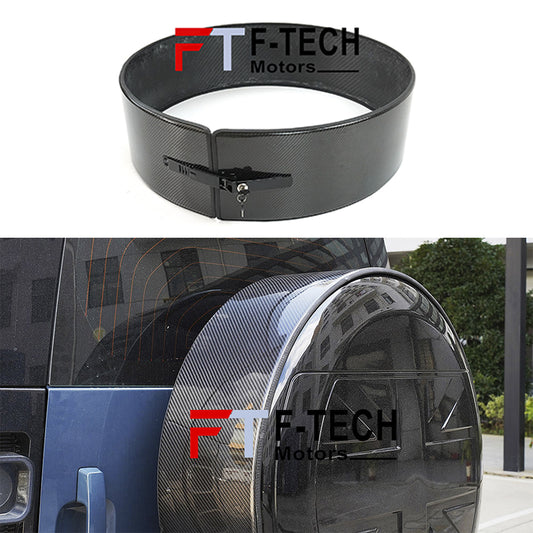 Dry Carbon Spare Wheel Cover Outer Ring For Land Rover Defender L663 90 110 130 2020+