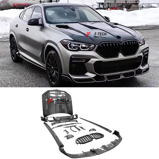 Carbon Fiber Body Kit for BMW X6 G06 2019 - 2023 LD