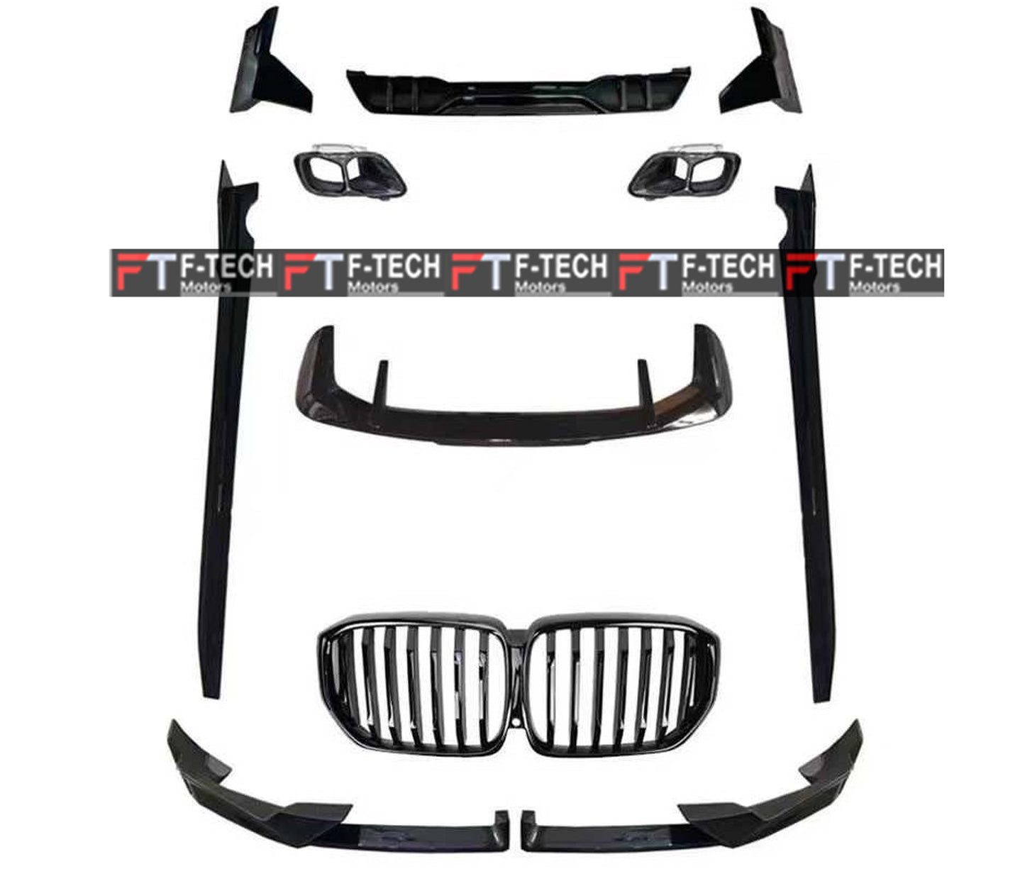 Aero Kit For BMW X5 G05 LCI 2023+ M Performance Style