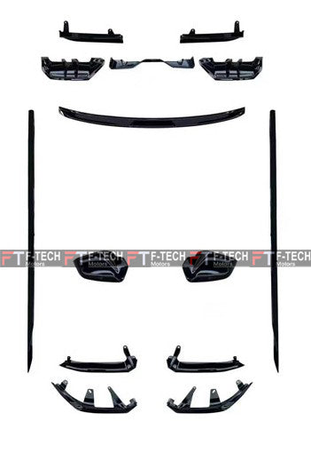 Gloss Black M-Performance Style Soft Kit For BMW 5 Series G60 2023+