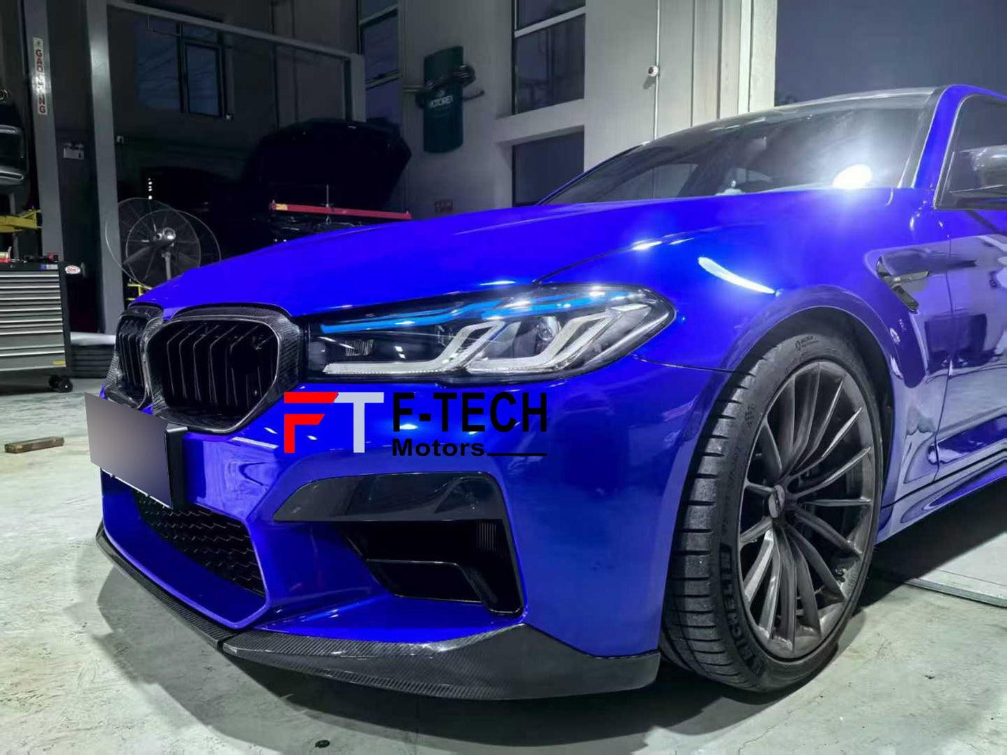 Dry Carbon FiberMP Style Front Lip For BMW M5 F90 Competition LCI 2021 - 2024