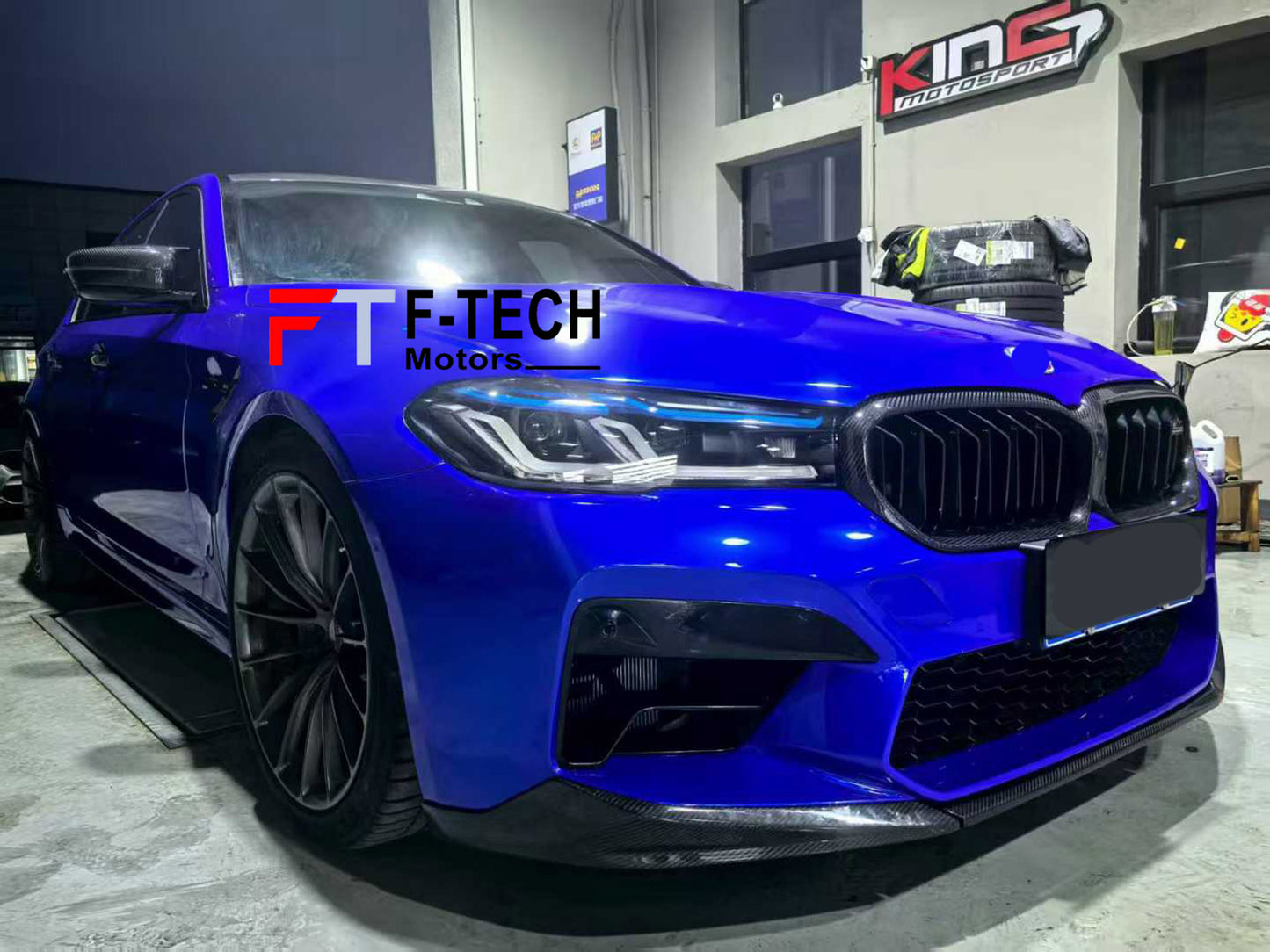 Dry Carbon FiberMP Style Front Lip For BMW M5 F90 Competition LCI 2021 - 2024