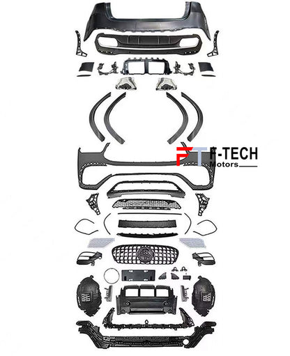 GLE 63 AMG Style Body Kit For Mercedes Benz GLE V167 2019 - 2023