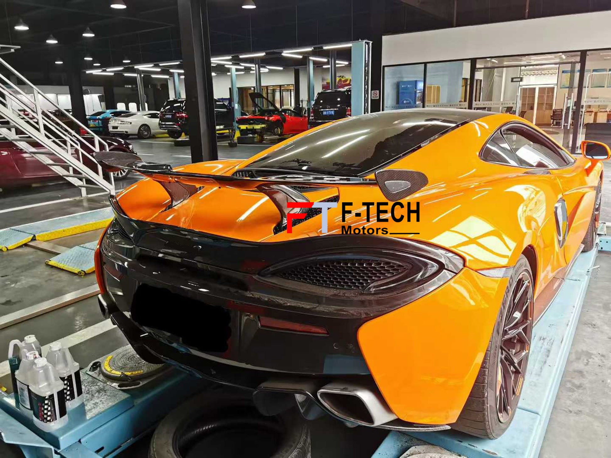 Dry Carbon Rear Wing Spoiler For Mclaren 570S 540C 2016 - 2021