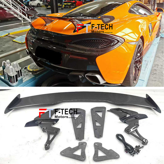 Dry Carbon Rear Wing Spoiler For Mclaren 570S 540C 2016 - 2021
