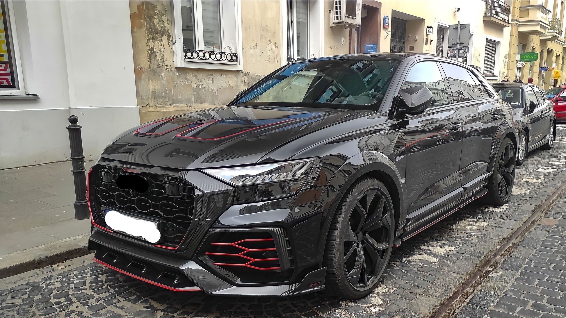 Dry carbon fiber MS style upgrade body kit for Audi RS Q8 2019-2023