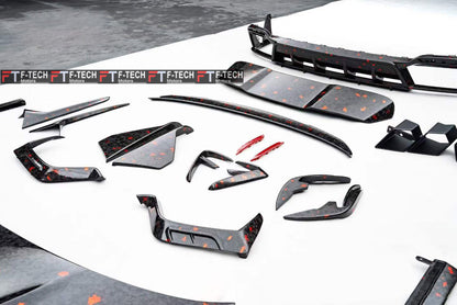 Dry Сarbon Fiber Body Kit For Audi RS6 C8 2019 - 2025 Mansory