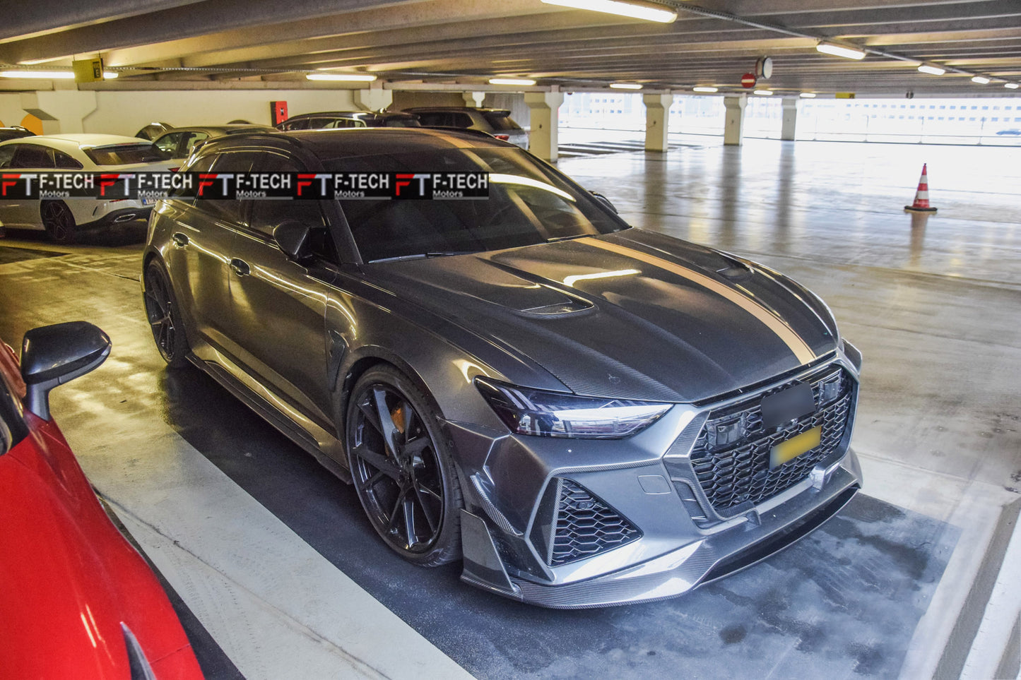 Dry Сarbon Fiber Body Kit For Audi RS6 C8 2019 - 2025 Mansory