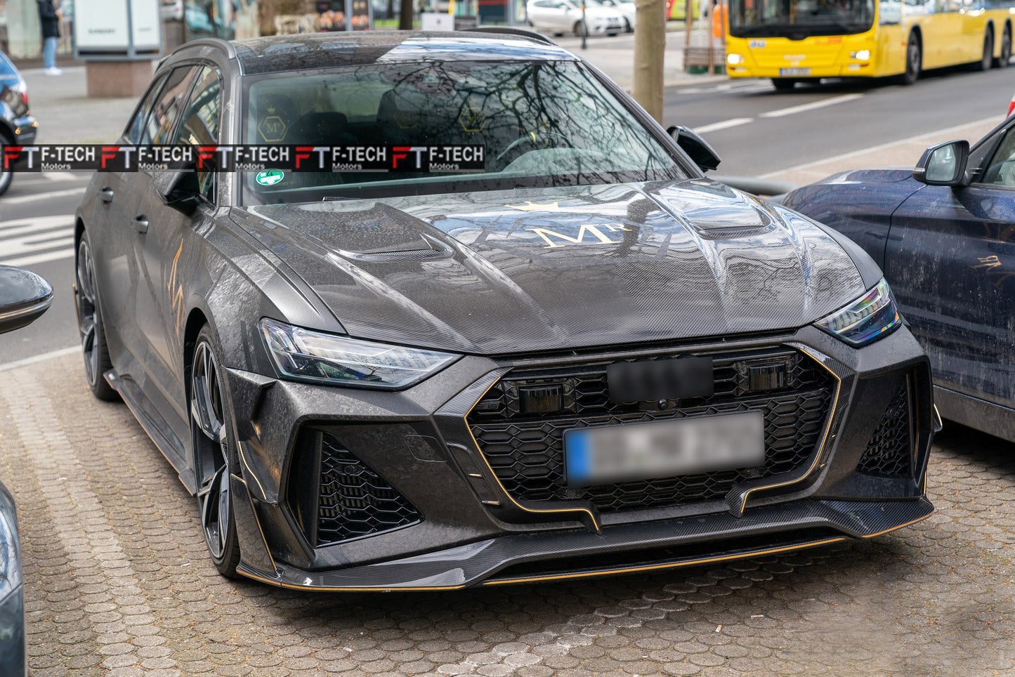 Dry Сarbon Fiber Body Kit For Audi RS6 C8 2019 - 2025 Mansory