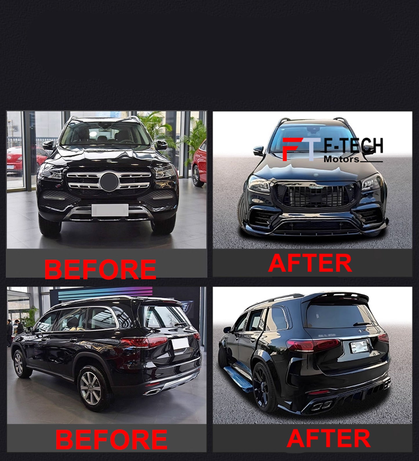 Conversion Body Kit For Mercedes Benz GLS 580 350 450 X167 2019 - 2023 MSY
