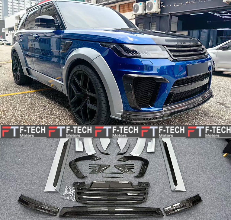Carbon Fiber Body Kit M For Range Rover Sport SVR L494 2018 - 2022 Mansory