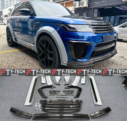 Carbon Fiber Body Kit M For Range Rover Sport SVR L494 2018 - 2022 Mansory