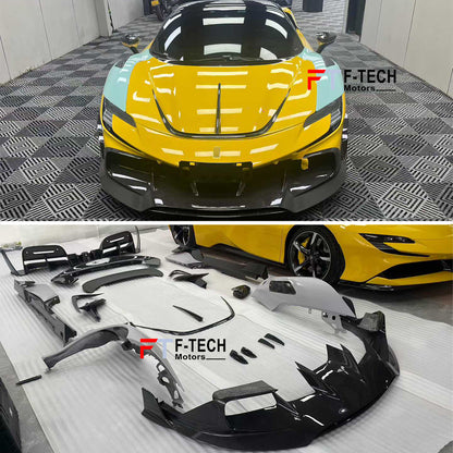 Dry Carbon Fiber Upgrade Body Kit For Ferrari SF90 Stradale 2019 - 2024 Mansory