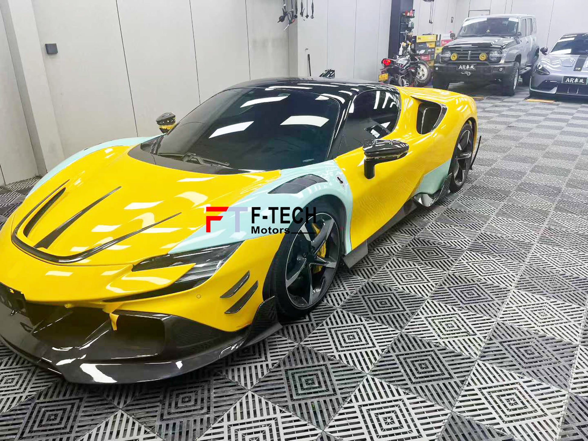 Dry Carbon Fiber Upgrade Body Kit For Ferrari SF90 Stradale 2019 - 2024 Mansory