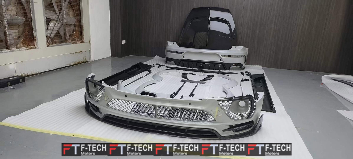 Dry Carbon Fiber Wide Body Kit For Bentley Bentayga 2021+ Mansory