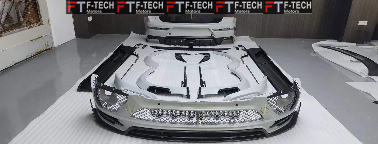 Dry Carbon Fiber Wide Body Kit For Bentley Bentayga 2021+ Mansory