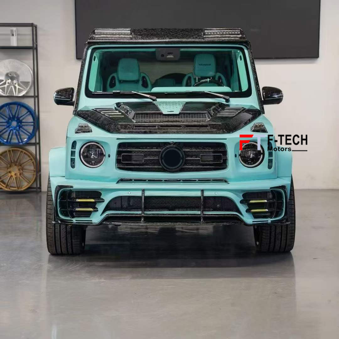 Forged Carbon Wide Body Kit For Mercedes Benz G Class W463A G63 2018 - 2023 Mansory Grande Entree 