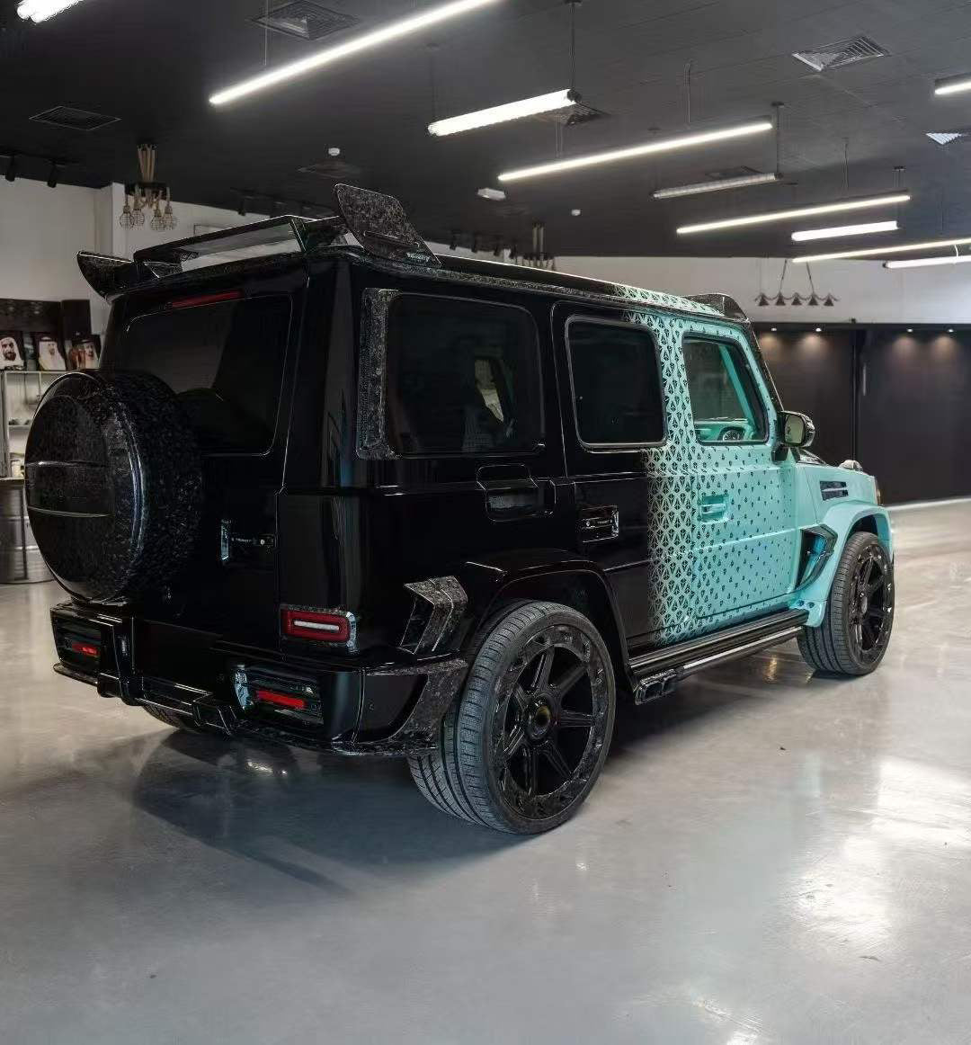 Forged Carbon Wide Body Kit For Mercedes Benz G Class W463A G63 2018 - 2023 Mansory Grande Entree 