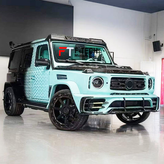 Forged Carbon Wide Body Kit For Mercedes Benz G Class W463A G63 2018 - 2023 Mansory Grande Entree 