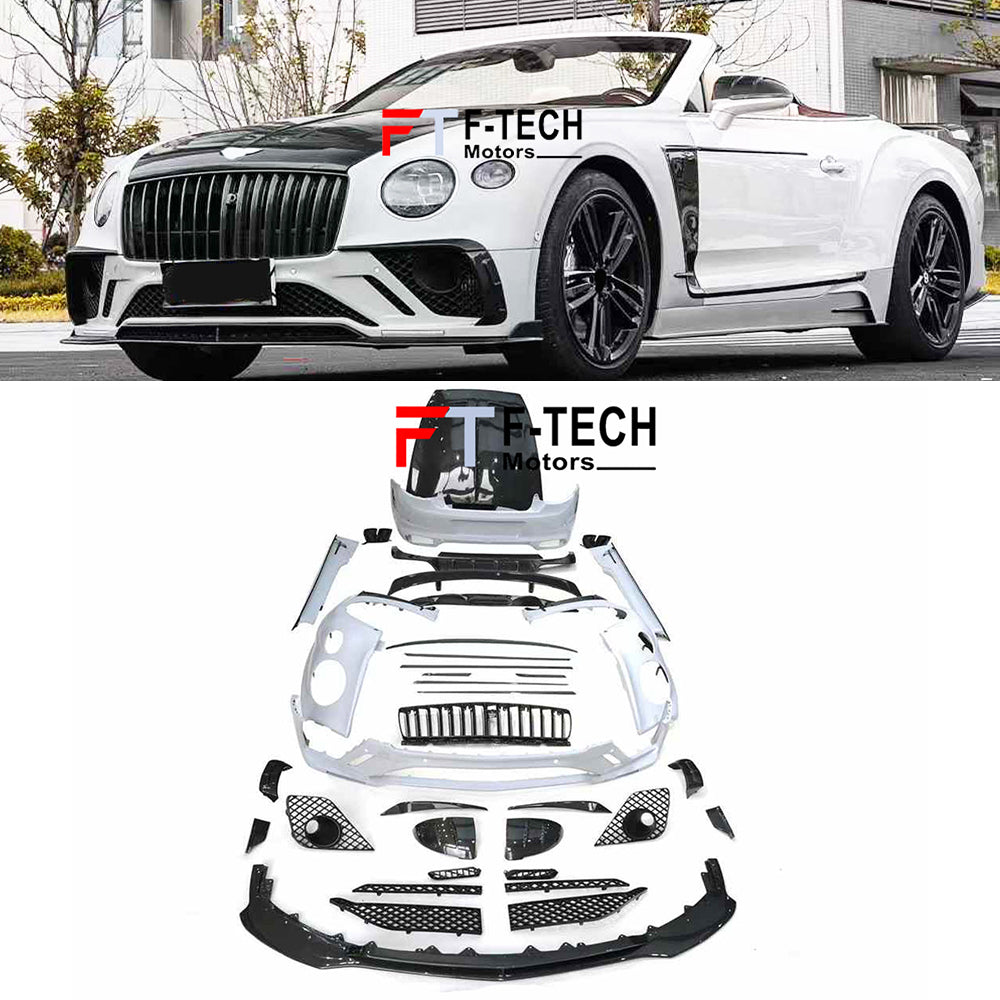 Dry Carbon Fiber Body Kit For Bentley Continental GT GTC Convertible 2017 - 2023