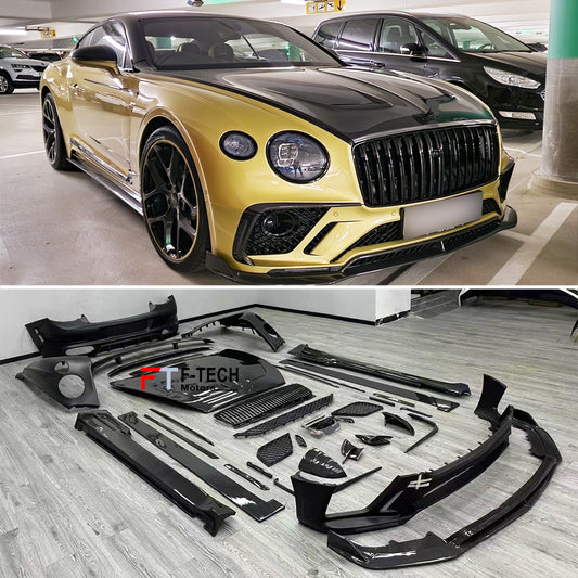 Dry Carbon Fiber Body Kit For Bentley Continental GT GTC 2017 - 2023 Mansory