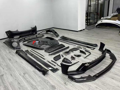 Dry Carbon Fiber Body Kit For Bentley Continental GT GTC 2017 - 2023 Mansory