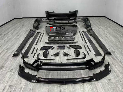Dry Carbon Fiber Body Kit For Bentley Continental GT GTC 2017 - 2023 Mansory