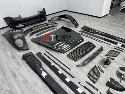 Dry Carbon Fiber Body Kit For Bentley Continental GT GTC 2017 - 2023 Mansory