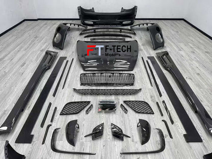 Dry Carbon Fiber Body Kit For Bentley Continental GT GTC 2017 - 2023 Mansory