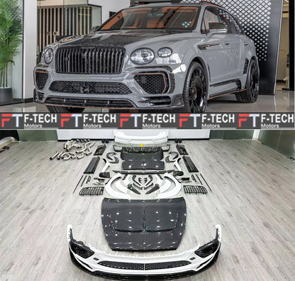 Forged Dry Carbon Fiber Wide Body Kit For Bentley Bentayga 2 2021+ Mansory