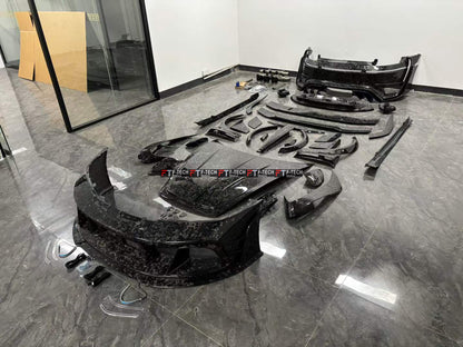 Forged Carbon Fiber Wide Body Kit MS For Porsche 911 992 Turbo S 19 - 23