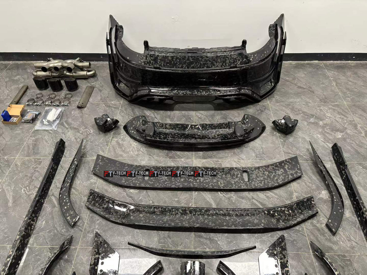 Forged Carbon Fiber Wide Body Kit MS For Porsche 911 992 Turbo S 19 - 23