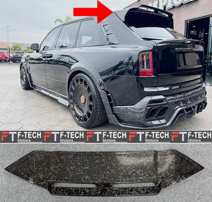 Forged Carbon Rear Roof Spoiler For Rolls Royce Cullinan 2 2024+ Mansory