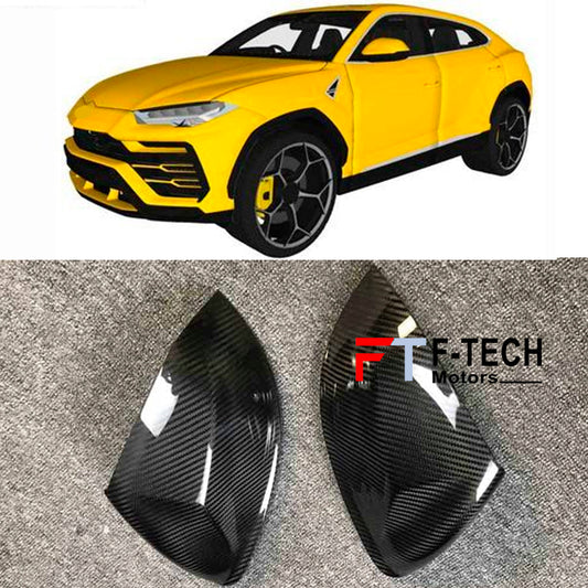 Dry Carbon Fiber Mirror Covers for Lamborghini Urus 2018 - 2023