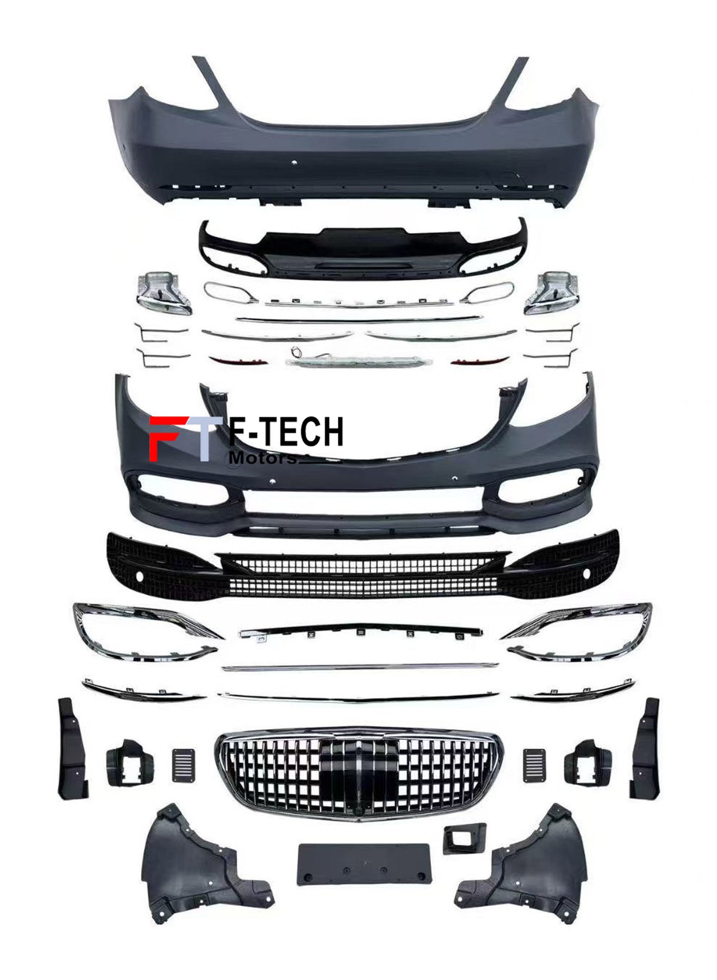 Upgrade Body Kit Maybach For Mercedes Benz E Class W213 2016 - 2020