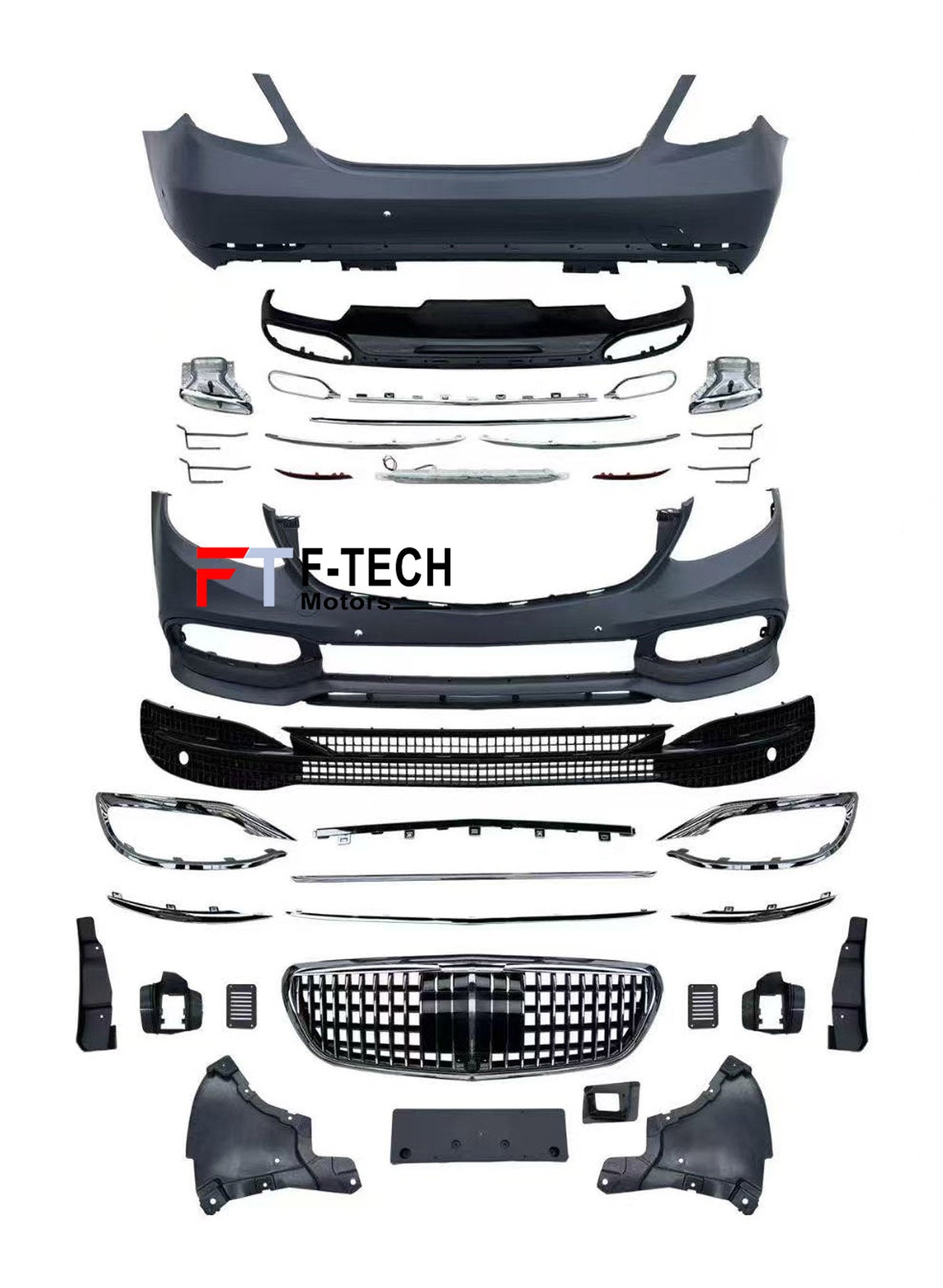 Upgrade Body Kit Maybach For Mercedes Benz E Class W213 2016 - 2020