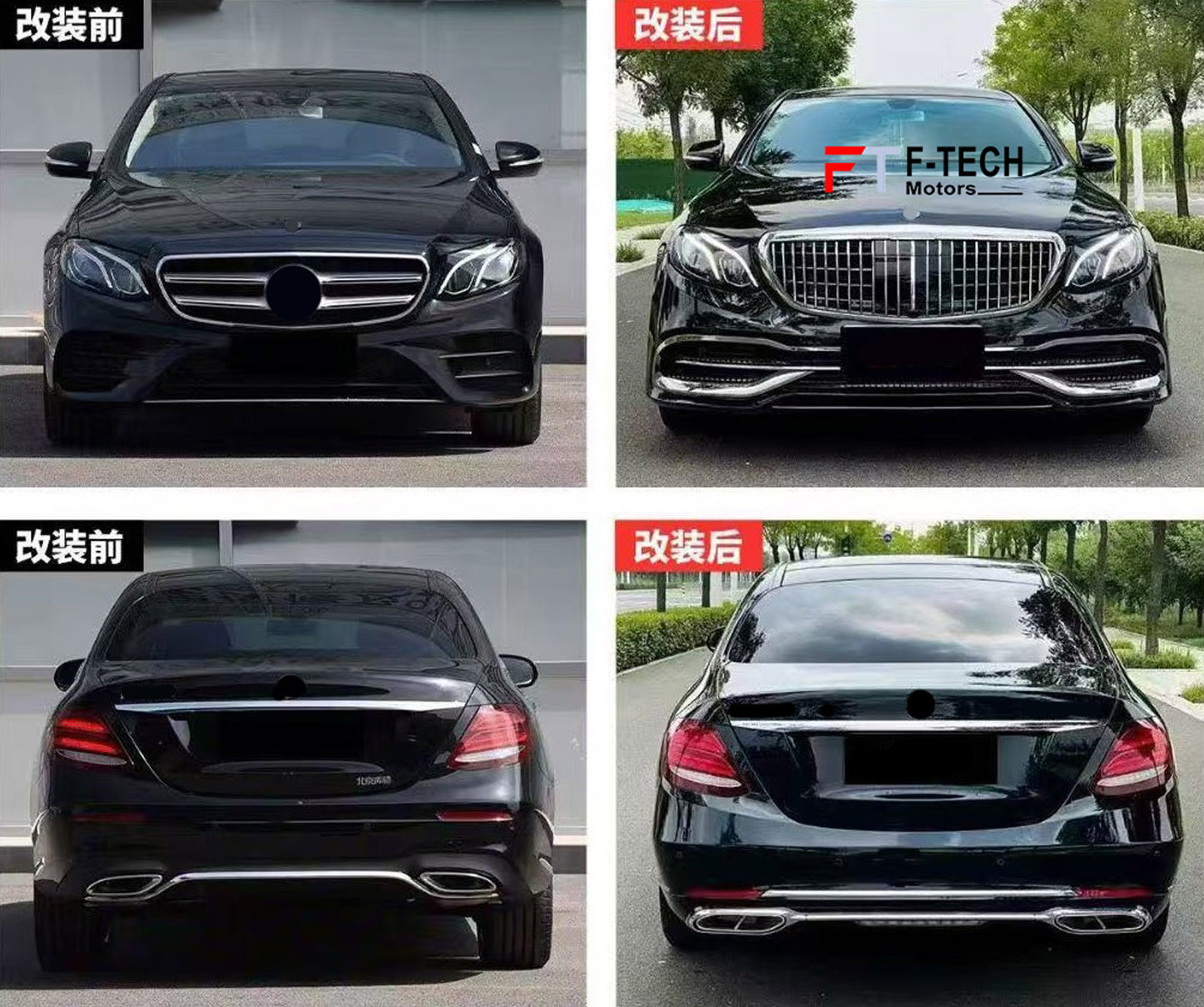 Upgrade Body Kit Maybach For Mercedes Benz E Class W213 2016 - 2020
