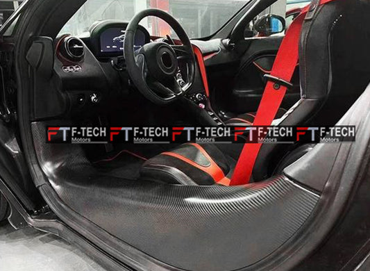 Dry Carbon Fiber Side Door Sills For McLaren 720S 2017 - 2023