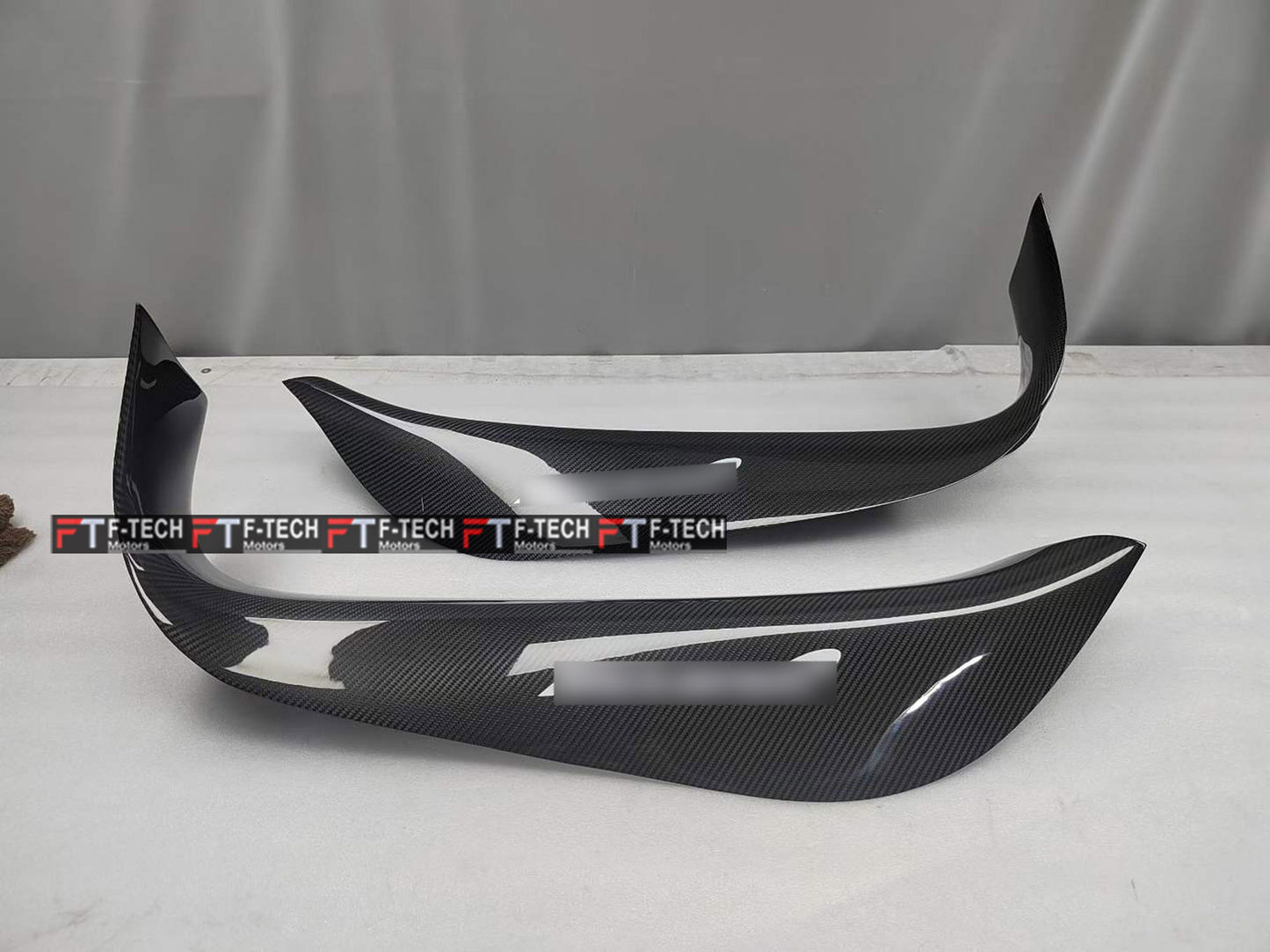 Gloss Dry Carbon Fiber Side Door Sills For McLaren GT 2019 - 2023