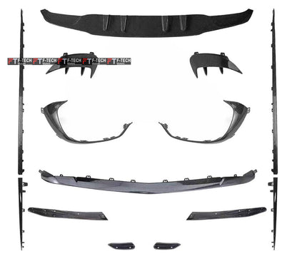 Carbon Fiber Aero Kit Trims For Mercedes Benz A Class W177 A45 Hatchback 2019 - 2024