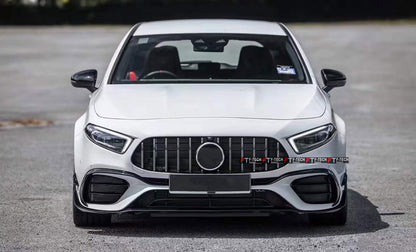 Carbon Fiber Aero Kit Trims For Mercedes Benz A Class W177 A45 Hatchback 2019 - 2024