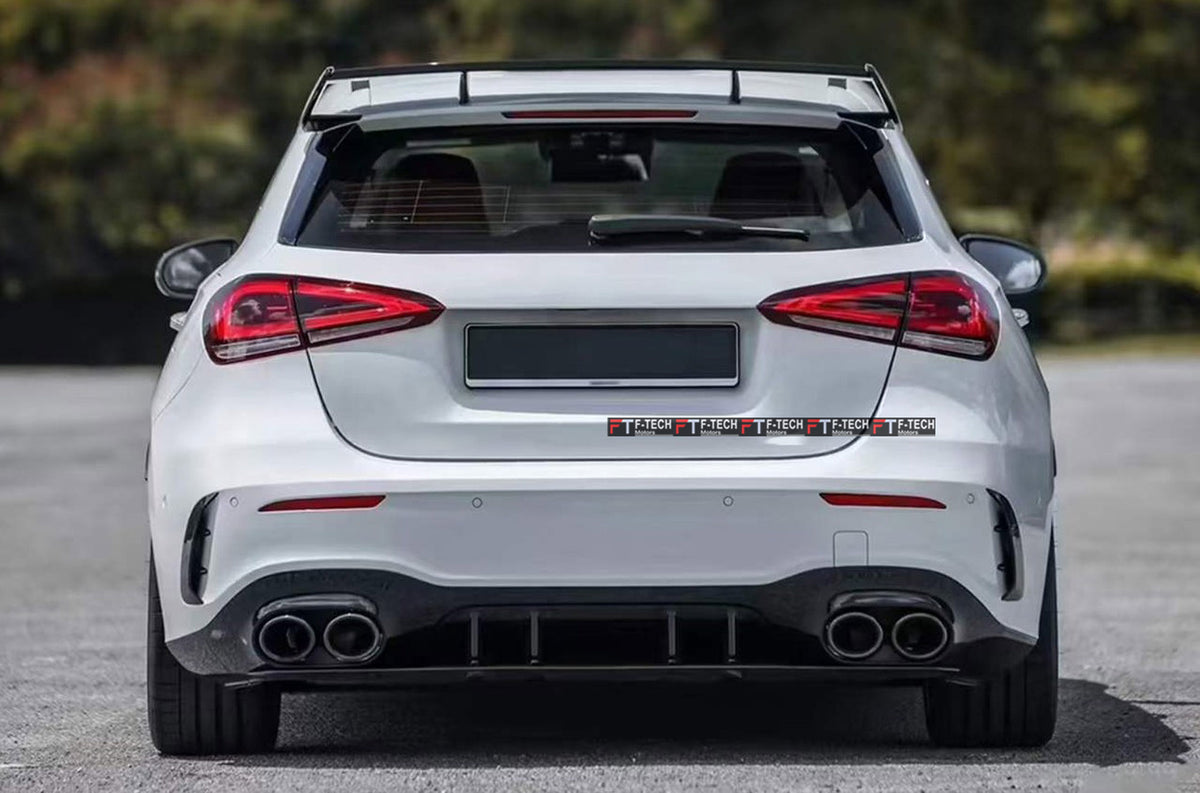 Carbon Fiber Aero Kit Trims For Mercedes Benz A Class W177 A45 Hatchback 2019 - 2024