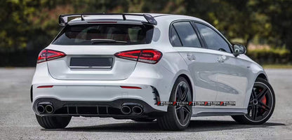 Carbon Fiber Aero Kit Trims For Mercedes Benz A Class W177 A45 Hatchback 2019 - 2024
