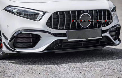 Carbon Fiber Aero Kit Trims For Mercedes Benz A Class W177 A45 Hatchback 2019 - 2024