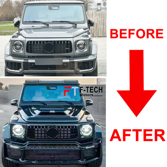 Dry Carbon Fiber Body Kit for Mercedes Benz G Class W465 G63 AMG 2025+ BRS