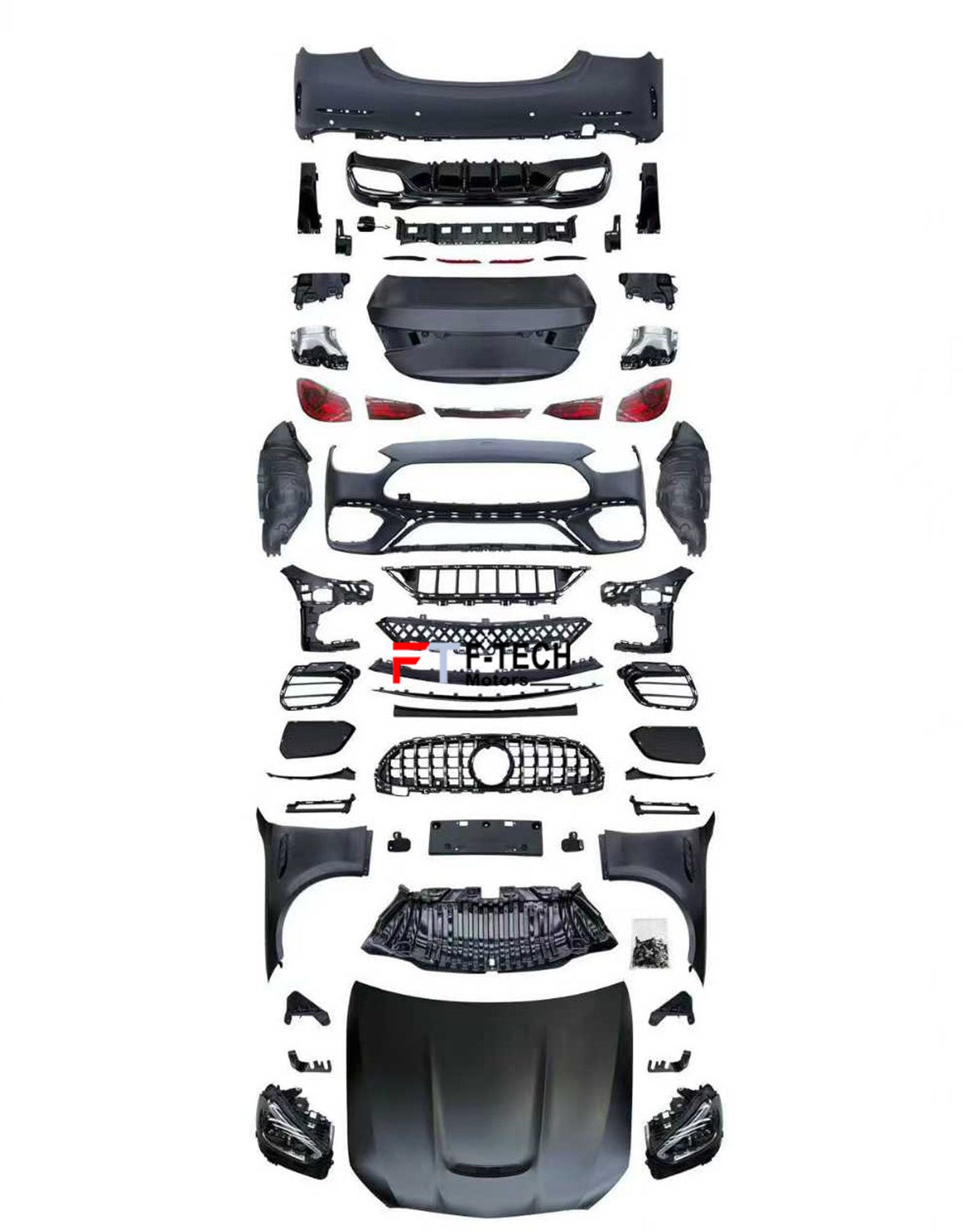 C63 AMG 2025 Look Upgrade Body Kit Mercedes Benz C Class W205 2015 - 2021